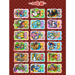 MS Pokemoned Q-version Ticket Stub Aimants de réfrigérateur en acrylique Boîtes aveugles Elf Baby Cartes à collectionner <span class=keywords><strong>Jeux</strong></span> de société pour enfants Cadeaux - Product Image 3