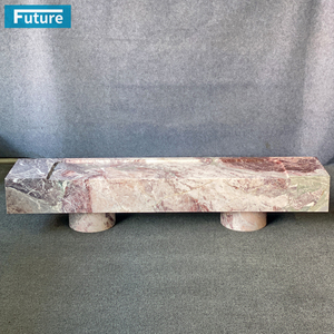 Taburete de silla de mármol elegante de mármol contemporáneo para grandes reuniones familiares y eventos Patio y decoración del hogar - Product Image 2