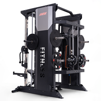 Système d'entraînement de force tout-en-un professionnel robuste avec rack Smith pour équipement de gym de compétition