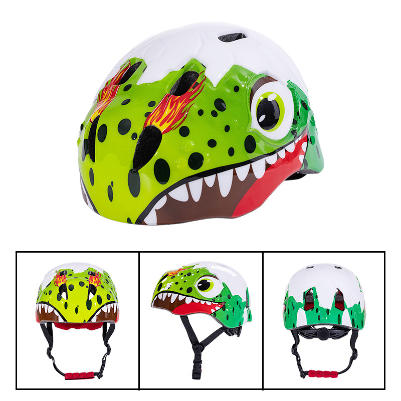 Dino vert/dégradé noir