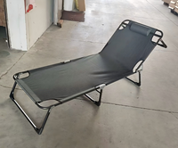Chaise longue pliante simple en métal pour adulte, légère, nouveau design de style chinois, portable, pour la maison, le bureau, le salon