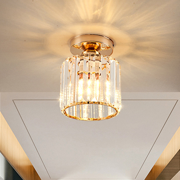 Modern Nordic Style Luxury Ceiling Lamp for Home Decor Black Gold Chrome for Living Room Hallway Bedroom Stainless Steel Switch