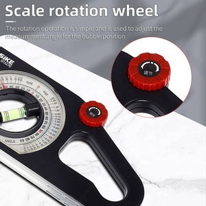 Nouveau <span class=keywords><strong>niveau</strong></span> <span class=keywords><strong>à</strong></span> <span class=keywords><strong>bulle</strong></span> multifonctionnel mini, règle de mesure de qualité, règle de mesure d'angle - Product Image 3