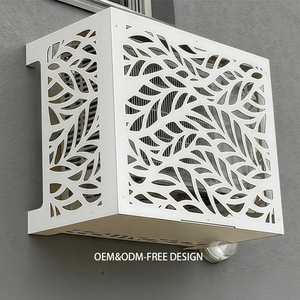 Couvercle de <span class=keywords><strong>climatisation</strong></span> en alliage d'aluminium avec grille perforée sculptée et évidée pour la ventilation Installation murale - Product Image 4