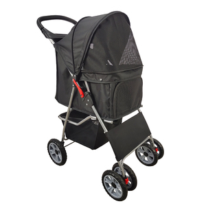 Cochecitos plegables de lujo <span class=keywords><strong>para</strong></span> mascotas <span class=keywords><strong>para</strong></span> perros, coches, andador, vagón, carrito, jaula/Sistema de viaje al aire libre - Product Image 3