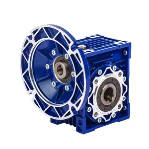 NMRV Series 100:1 Speed Ratio Transmission NMRV 090 Bevel Worm Ratio 100 Gearbox