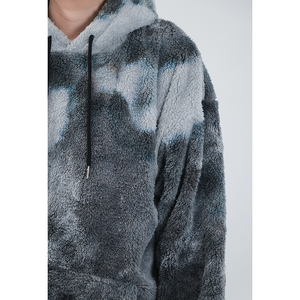 YIMAI Sweat à <span class=keywords><strong>capuche</strong></span> en <span class=keywords><strong>polaire</strong></span> de qualité en gros personnalisé avec cordon de serrage, taille plus, pull unisexe, tie-dye, sweat à <span class=keywords><strong>capuche</strong></span> chaud, manteau d'hiver pour homme - Product Image 3