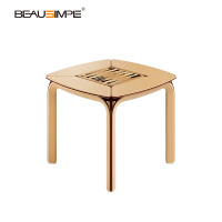 Table de jeu VVN, table d'échecs de luxe italienne, plateau en placage de bois mosaïque avec cadre en cuir véritable pour salle de jeux de villa