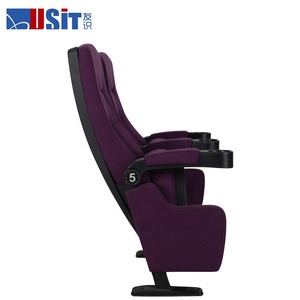 Fauteuil de <span class=keywords><strong>cinéma</strong></span> double à dossier inclinable, fauteuil de <span class=keywords><strong>cinéma</strong></span> commercial en plastique 3D à vendre, avec accoudoirs en plastique - Product Image 2