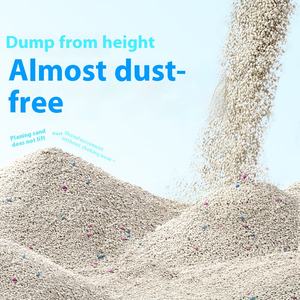 Litière pour chat en <span class=keywords><strong>bentonite</strong></span> 8kg en vrac Litière pour chat en argile sphérique agglomérante Sable Parfum de lavande Désodorisation de <span class=keywords><strong>bentonite</strong></span> de sodium - Product Image 2