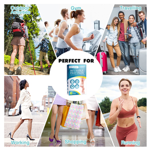 SEFUDUN 6 paia di <span class=keywords><strong>piedi</strong></span> riutilizzabili per auto pastiglie lavabili morbido e resistente Anti-Skid per il dolore del piede traspirante tampone per alleviamento alluce per aletta - Product Image 4