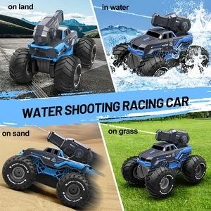 Voiture télécommandée amphibie tout-terrain 2.4GHz avec auto-amorçage Puming Shooting Water 4WD All Terrain Waterproof RC Car for Kids - Product Image 6