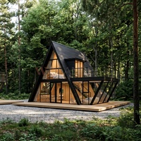 Casa Modular de Acero con Estructura en A, Modelo S900, para Uso en Hoteles y Villas, Diseño Moderno, Ideal para Inversiones Turísticas Residenciales de Lujo