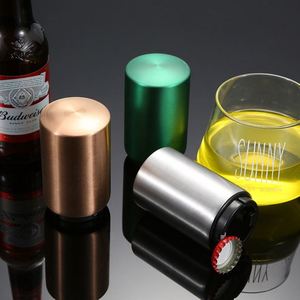Décapsuleur automatique en acier inoxydable avec logo personnalisé, récupérateur de capsules magnétique à pression, ouvre-bouteille en métal pour bière - Product Image 5