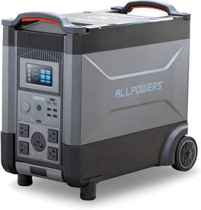 Generador Solar Portátil para Exteriores, Sistema de Suministro de Energía UPS, Banco de Energía R4000 de Carga Rápida - Product Image 1