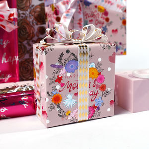 Factory Custom Mother's Day <b>Wrapping</b> <b>Paper</b> <b>Paper</b> 43*300 cm Gift <b>Wrapping</b> <b>Paper</b> Packaging - Product Image 4