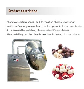 Lst sản xuất tự động sô cô la men <span class=keywords><strong>dragee</strong></span> Máy sô cô la kẹo lớp phủ Pan máy - Product Image 4