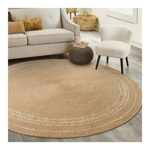 <span class=keywords><strong>Tapis</strong></span> ronds en jute écologiques pour la maison, fibres naturelles, <span class=keywords><strong>tapis</strong></span> ronds en jute pour le salon, 120 <span class=keywords><strong>150</strong></span> 180 <span class=keywords><strong>200</strong></span> 250 300 cm - Product Image 5
