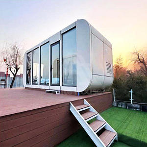 Maisonnette Apple Cabin reconditionnée |   Design moderne |   Salle de bain et cuisine préinstallées |   Écologique |   Hôtel de transport modifié - Product Image 5