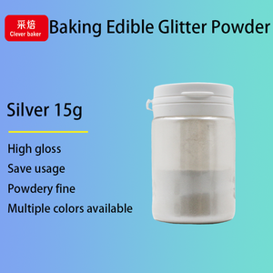 Poudre de paillettes 15g/flacon - Argent certifié Halal pour cocktails et boissons au champagne DIY - Product Image 2