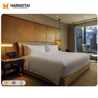 Fournisseur de meubles pour les hôtels Marriott Design moderne Hôtel de luxe 5 étoiles en bois Chambre Setr Mobilier d'hôtel