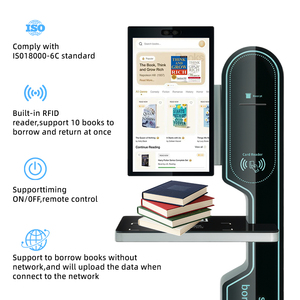 Máquina de Devolución de Libros Inteligente con RFID de 21.5 Pulgadas, Kiosco de Autopago para Universidades, Sistema de Préstamo y Devolución de Libros para Bibliotecas, SDK Incluido - Product Image 2