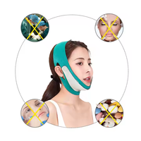 Ceinture respirante Double réducteur de menton V-Line Menton Cheek Lift Up V Face Lift Belt