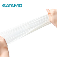 Gants de cuisine GV2 de qualité alimentaire, sans poudre, jetables, en vinyle