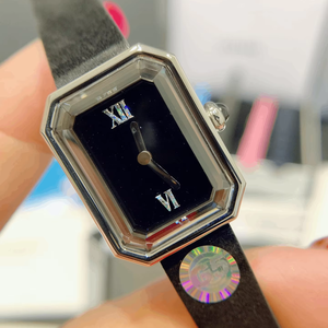 Montres à quartz élégantes et minimalistes pour femmes CC, cadran carré de luxe avec diamants, parfaites pour les femmes d'affaires, mouvement Ronda, aiguilles - Product Image 2