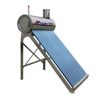 Calentador de Agua Solar con Tubos de Vacío Sin Presión