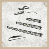 Barre lumineuse LED mince 12V 24V avec faisceau combiné spot et flood de 20 et 10 pouces, état neuf, pour SUV 4x4, lampe de travail LED tout-terrain, éclairage de conduite automobile