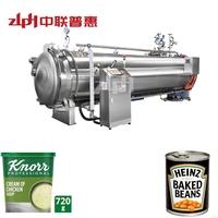 Nouvel autoclave alimentaire à vapeur et air à économie d'énergie, en acier inoxydable 304, haute productivité, pour viande de bœuf braisée en sachet, avec contrôle automatique précis