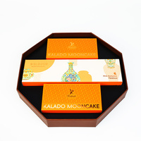 Boîte cadeau rigide personnalisée haut de gamme pour biscuits, bonbons, pâtisseries, gâteaux de lune, emballage alimentaire, boîte à dessert