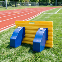 Mur de rebond de football en PE robuste pour l'entraînement aux passes et aux exercices de jeu au sol, portable et durable, vente en gros directe usine