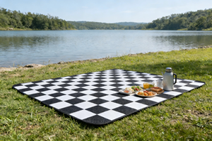 Tapis de camping en plastique PP à épaisseur personnalisée, facile à nettoyer, tapis de pique-nique d'extérieur - Product Image 4
