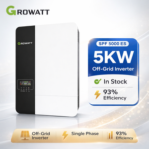 ระบบไฮบริดพลังงานแสงอาทิตย์สามเฟส 5KW 6KW 10KW 120V/220V พร้อมหน้าจอ OLED+LED ประสิทธิภาพ 99.9% - Product Image 1