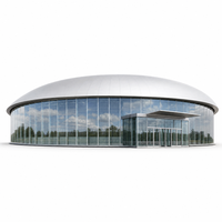 Fabricant de structures préfabriquées en acier pour arènes, stades, centres d'exposition, conception de nœuds tubulaires boulonnés