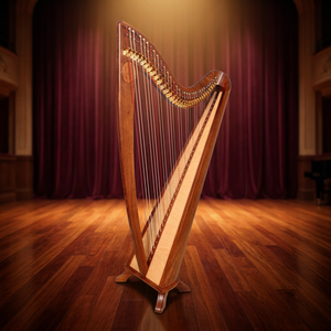 34 cordes dos rond harpe palissandre - Product Image 2
