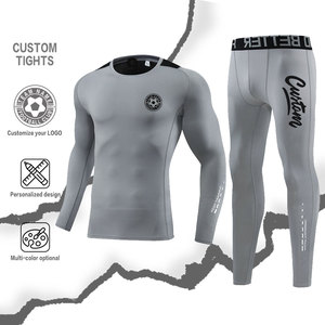 Camiseta de Compresión Deportiva Personalizada para Hombre, para Gimnasio y Running, Ajustada, para Adultos y Niños, Mallas Deportivas Transpirables de Poliéster, Elastano y Spandex - Product Image 2