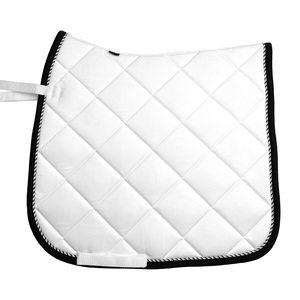 Vêtements de selle anglais classiques produits <span class=keywords><strong>d</strong></span>'<span class=keywords><strong>équitation</strong></span> <span class=keywords><strong>tapis</strong></span> de selle équine équestre de haute qualité <span class=keywords><strong>tapis</strong></span> de selle de Dressage <span class=keywords><strong>blanc</strong></span> course - Product Image 3