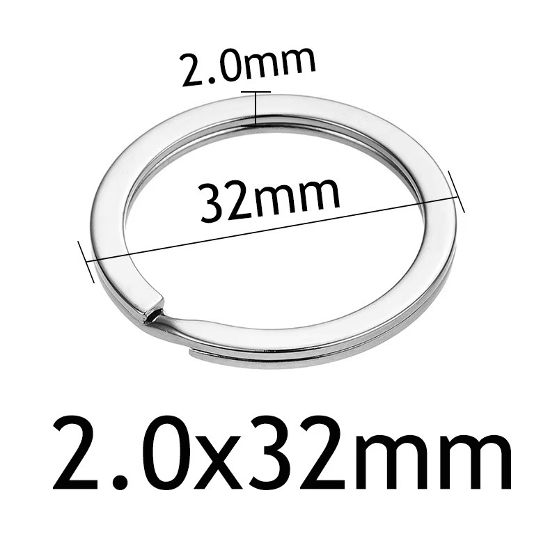 Porte-clés plat 2.0*32