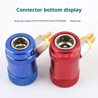 Hongsen adaptateur rapide en métal Durable américain Standard voiture climatisation R1234Yf réfrigérant réfrigération pièces d'échange de chaleur