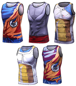 Chalecos de Hombre de Diseño Moderno con Estampado Digital de Anime, Chalecos Deportivos sin Mangas, Camiseta sin Mangas / Chaleco de Yoga Personalizado de Goku - Product Image 1