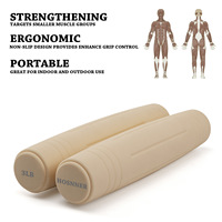 Haute qualité Portable 6 livres par paire Yoga danse Barre exercice Gym Fitness fonte unisexe pondéré haltère barre