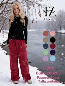 Pantaloni da Sci Rossi da Donna HZL con Chiusura Elastica e Stampa Frontale, 100% Poliestere, Abbigliamento Sportivo per Adulti - Product Image 3