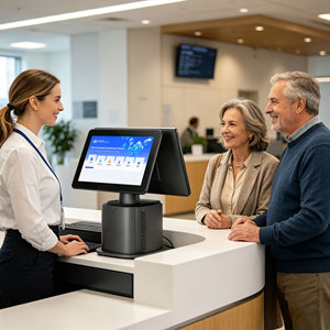 Terminal Punto de Venta de 15.6 Pulgadas con Software, Máquina POS con Sistema Android para Facturación en Restaurantes y Hostelería, Dispositivo Todo en Uno - Product Image 5