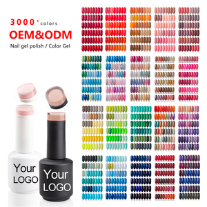 2025 New nhãn hiệu riêng ngâm tắt 3000 Màu sắc gel móng tay số lượng lớn UV Gel đánh bóng móng tay cho salon - Product Image 2