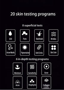 AI Skin Analyzer Machine Problèmes de peau du visage et fournit une élimination blanchissante de l'acné et un traitement relaxant - Product Image 5