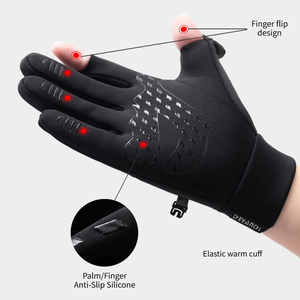 Gants chauds d'hiver pour le cyclisme, la course, la conduite, la randonnée et le ski Gants thermiques chauds pour écran tactile pour femmes hommes - Product Image 5