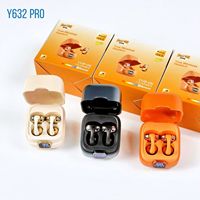 Écouteurs TWS Y632pro en gros avec clip d'oreille Bluetooth 6.0, son Hi-Fi, étanches, affichage numérique LED de l'autonomie pour smartphone